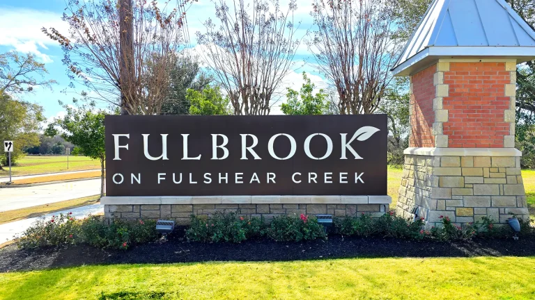 Fulbrook enterance in fulshear.